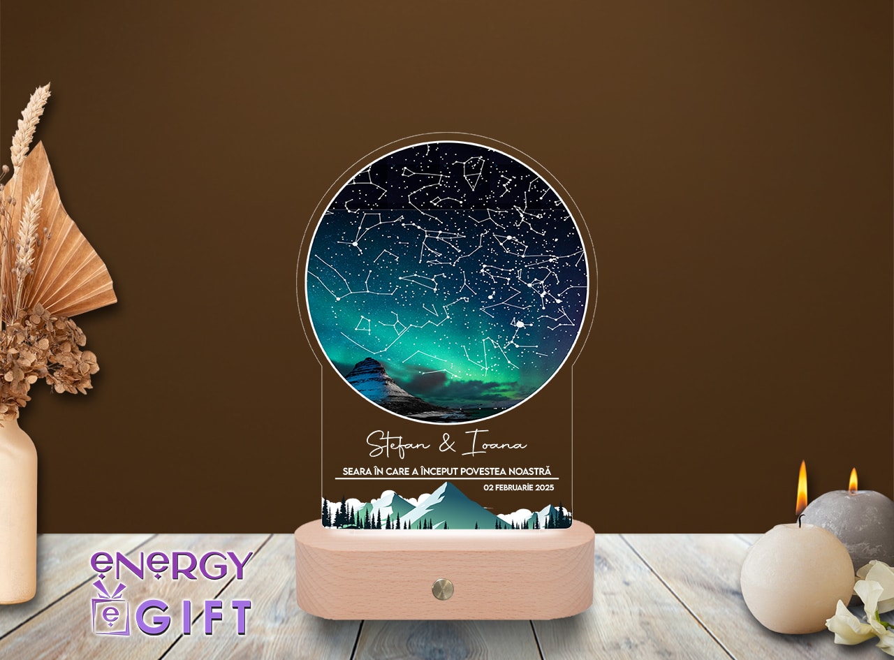 Lampi cu led personalizate 3D